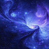 Dreamy Starry Sky Visualization(Blue)