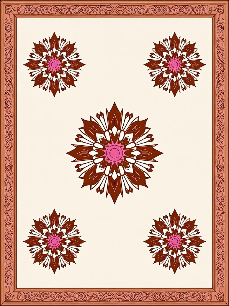 Ababuo Elegant Mosaic Trellis Framework (Brown) - ODIKA