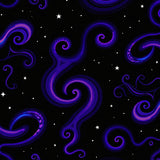 Mystical Swirl Night Sky Artistry(Black)