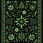 Ethereal Woodland Treasury Displaying Naturalist Detailed Sketches (Black) - ODIKA