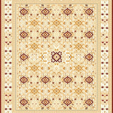 Beige Geometric Medallion(Beige)