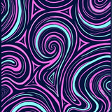 Elegant Abstract Swirl Modern Artistic Stylish (Pink)