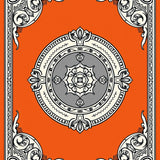 Medallion Vintage Inspired Plush Enhancement (Orange)