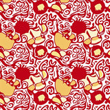 Winter Wonderland Baked Goods Anti Fatigue Pair with Peppermint Swirls(Red)