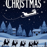 Enchanted December Night Sleigh Journey Decoration(Blue)