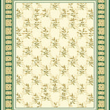 Landry Beige & Green Patterned(Beige)