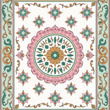 Ornate Palais Arabesque Motif with Flourishes and Vintage Charm(Pink)