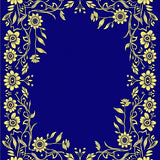 Floral Botanical Enchanted Garden Whimsical (Blue)