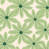 Botanical Leaf Cascade Contemporary Modern Decorative Floor(Ivory)