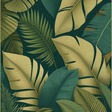 Contemporary Tropical Vibe Textile(Green)