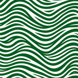 Abstract Waves with Serpentine Stripe Motif(Green)