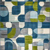 Eclectic Abstract Area(Blue)