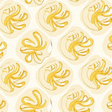 Creamy Interlocking Swirl Design With Subtle Gradient Highlights(Beige)