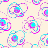 Interlocking Digital Buttons with Holographic Gradient Aura Effects (Ivory)