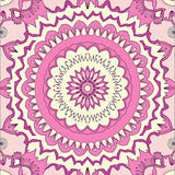 Boho Symmetrical Ornate Decorative Interlocking Stylish (Pink) - ODIKA
