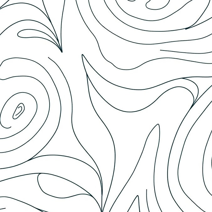 Elegant Arch Wave Micro Loop Luxury Textured Contemporary (Black) - ODIKA