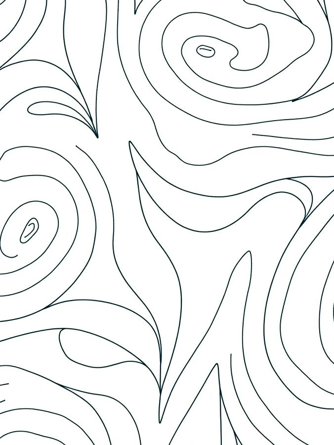 Elegant Arch Wave Micro Loop Luxury Textured Contemporary (Black) - ODIKA