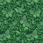 Magical Monarch Migration Path Featuring Delicate Wing Artwork (Green) - ODIKA