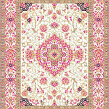 Abstract Geometric Floral(White)