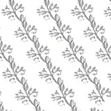 Winter Fern Botanica Motif with Delicate Silver Filigree Accents(Gray)