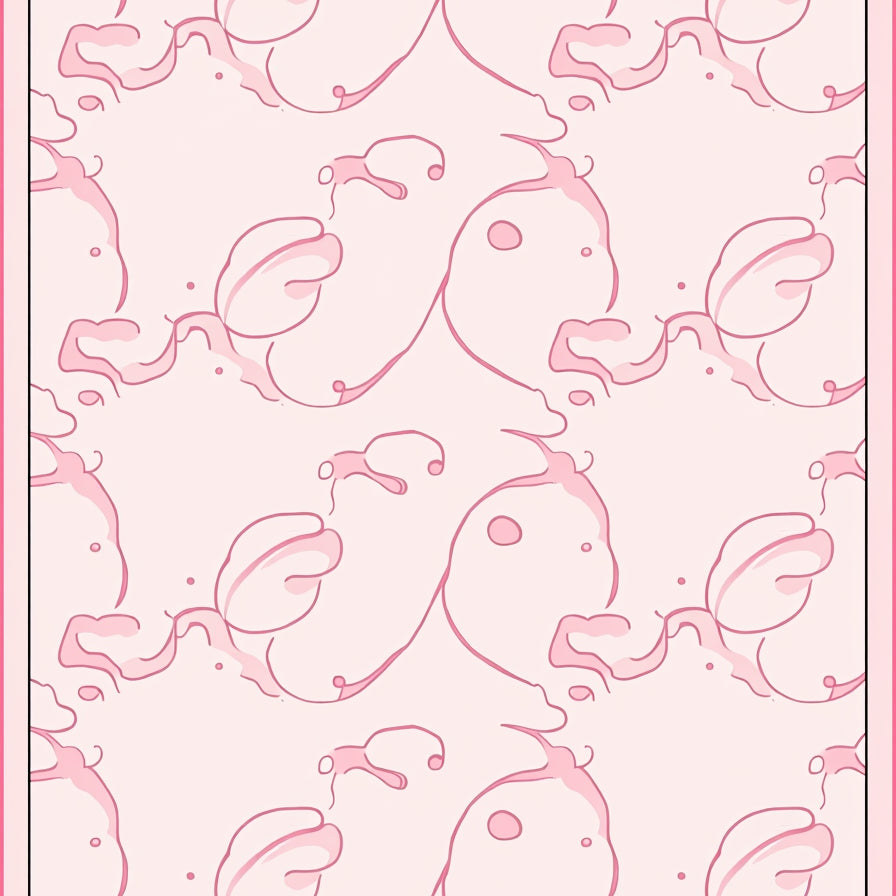 Ethereal Cloud Swirl Abstract Dreamy Wonderland (Pink) - ODIKA