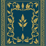 Interlocking Leaf Motif with Elegant Vine Embellishments (Gold) - ODIKA