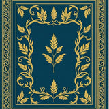 Interlocking Leaf Motif with Elegant Vine Embellishments (Gold) - ODIKA