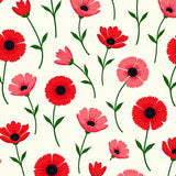 Harvest Season Poppy Blossom Design Anti Slip Doormat Area(Red)