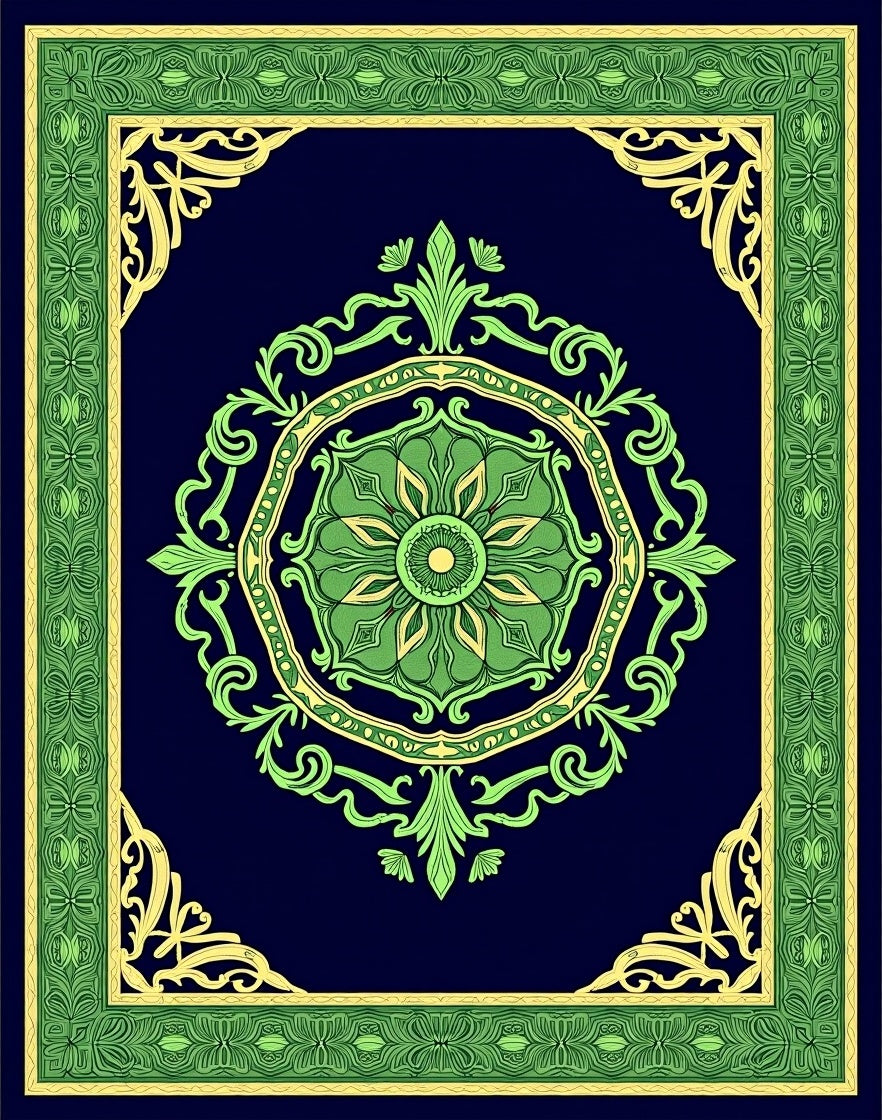 Luxurious Heritage Dynasty Embroidered (Green) - ODIKA