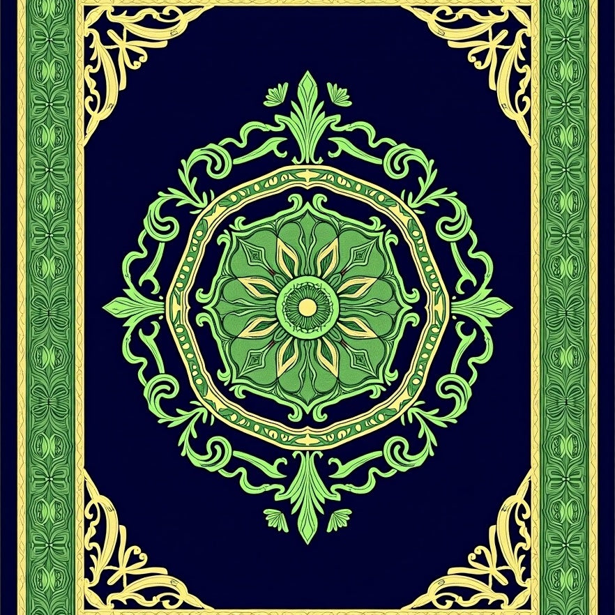 Luxurious Heritage Dynasty Embroidered (Green) - ODIKA