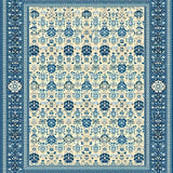 Blue and Beige Abstract for Living(Beige)