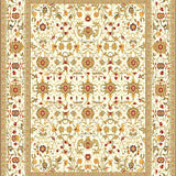 Beige Geometric Area Contemporary Boho Vibes(Ivory)