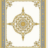 Artisan Medallion Trellis with Flourish Motifs(Gold)