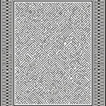 Elegant Lattice Symmetrical (Black) - ODIKA