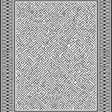 Elegant Lattice Symmetrical (Black) - ODIKA