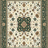 Boho Style Area for Non Slip Stair Treads(White)