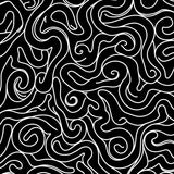 Nimbus Swirl Contemporary Abstract Artistic Expression(Black)