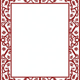 Merry Farmhouse Heritage Tradition Family Gathering Walkway Emblem(Red)