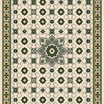 Tile Inspired Print Large (Beige) - ODIKA