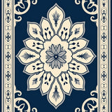 Celestial Bloom Medallion Motif(Blue)