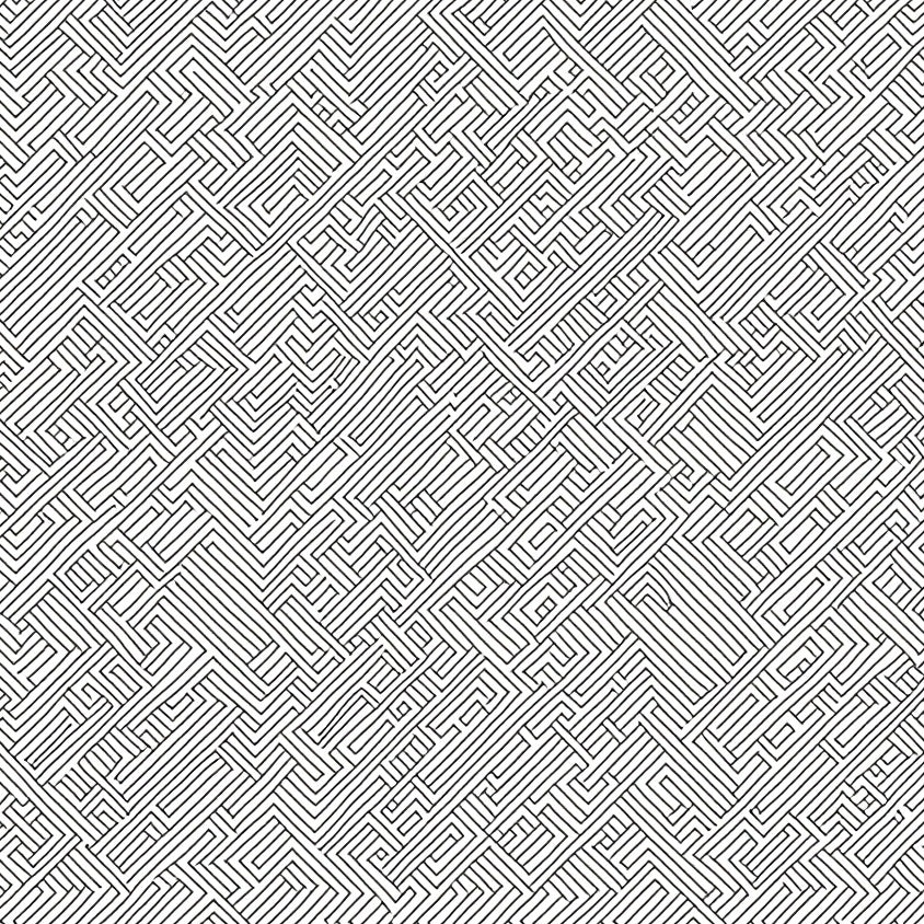 Luxurious Herringbone Zigzag Decorative Accent (Black) - ODIKA