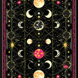 Chic Moonlit Abstract Design(Black)