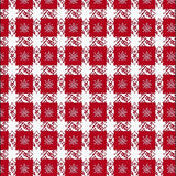Heritage Checker Tartan with Rustic Holiday Charm(Red)