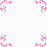 Whimsical Swirl Mosaic with Delicate Floral Embellishments and Curves (Pink) - ODIKA