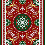 Frosted Mosaic Radiant Ornamental(Red)