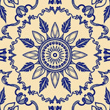 Boho Design with Symmetrical Floral Arrangements(Beige)