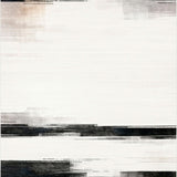 Inkwell Stripe Casual Cotton Graphic Black and White Lines(Black)