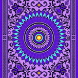 Mystic Medallion Ornate Decorative Symmetrical Sophisticated (Purple)