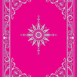 Elegant Baroque Inspired Medallion Featuring Fade Resistant (Pink) - ODIKA
