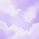 Dreamy Cloud Whimsical Abstract Nursery Kids(Purple)